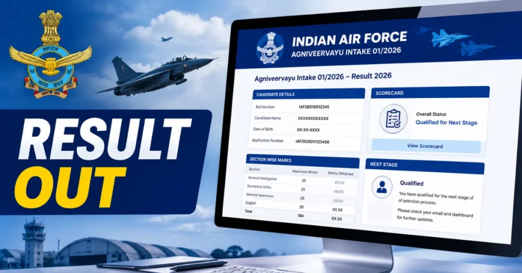Air Force Agniveer Result 2026