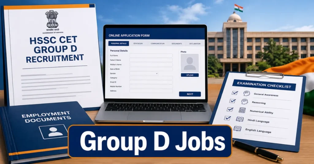 HSSC CET Group D Recruitment 2026