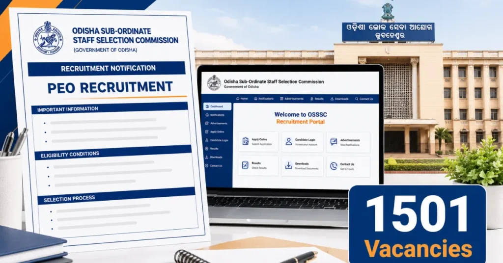 OSSSC PEO Recruitment 2026