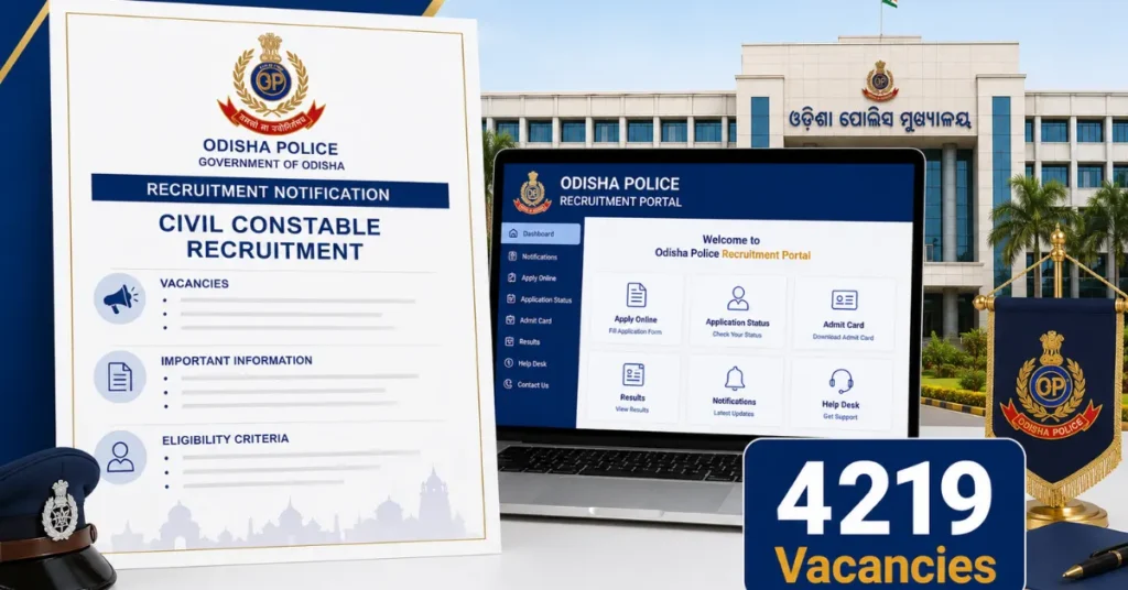 Odisha Police Civil Constable Recruitment 2026