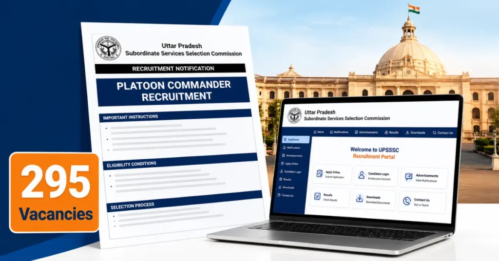 UPSSSC Platoon Commander Recruitment 2026 Begins